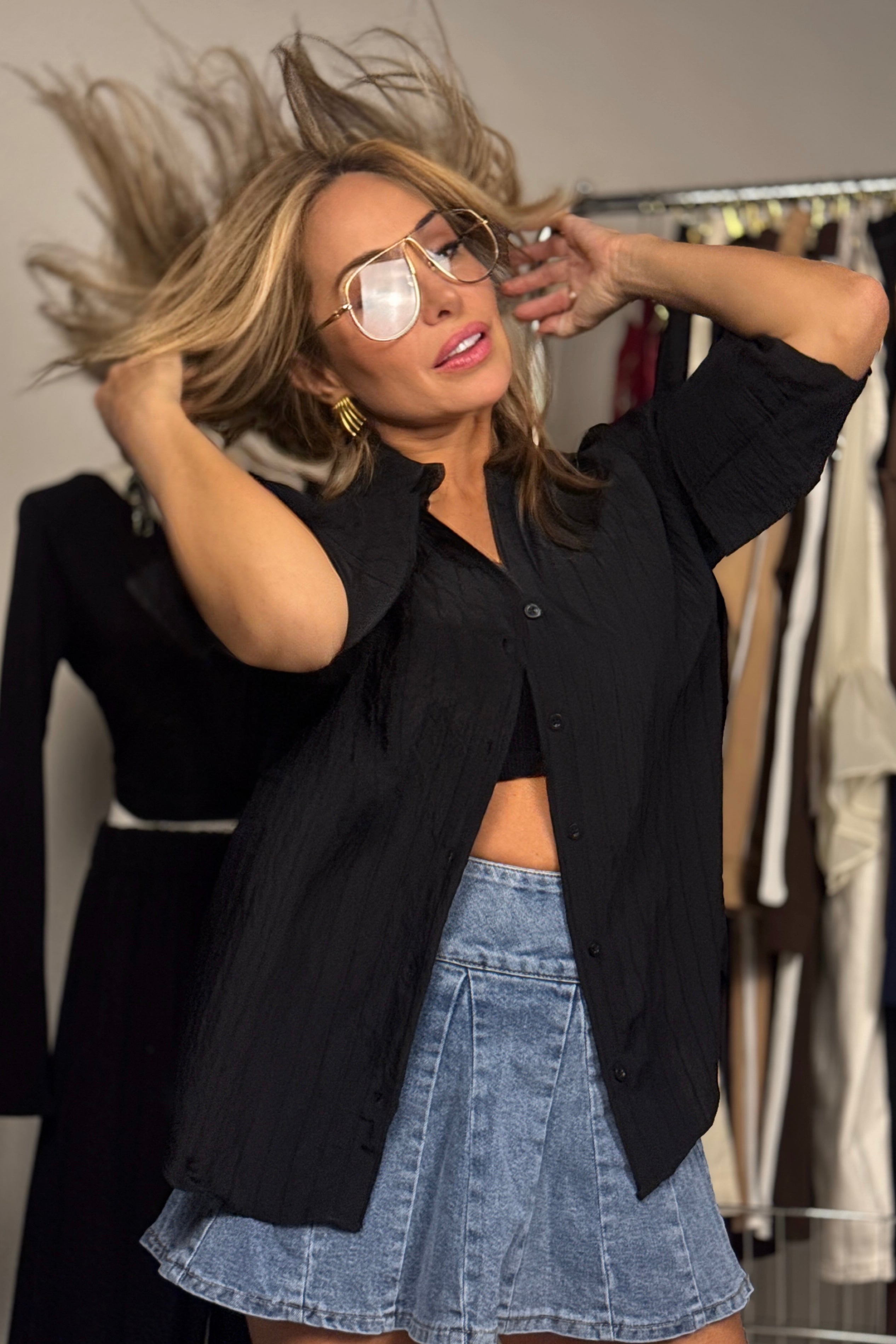 KOURTNEY BASIC BLOUSE SHIRT