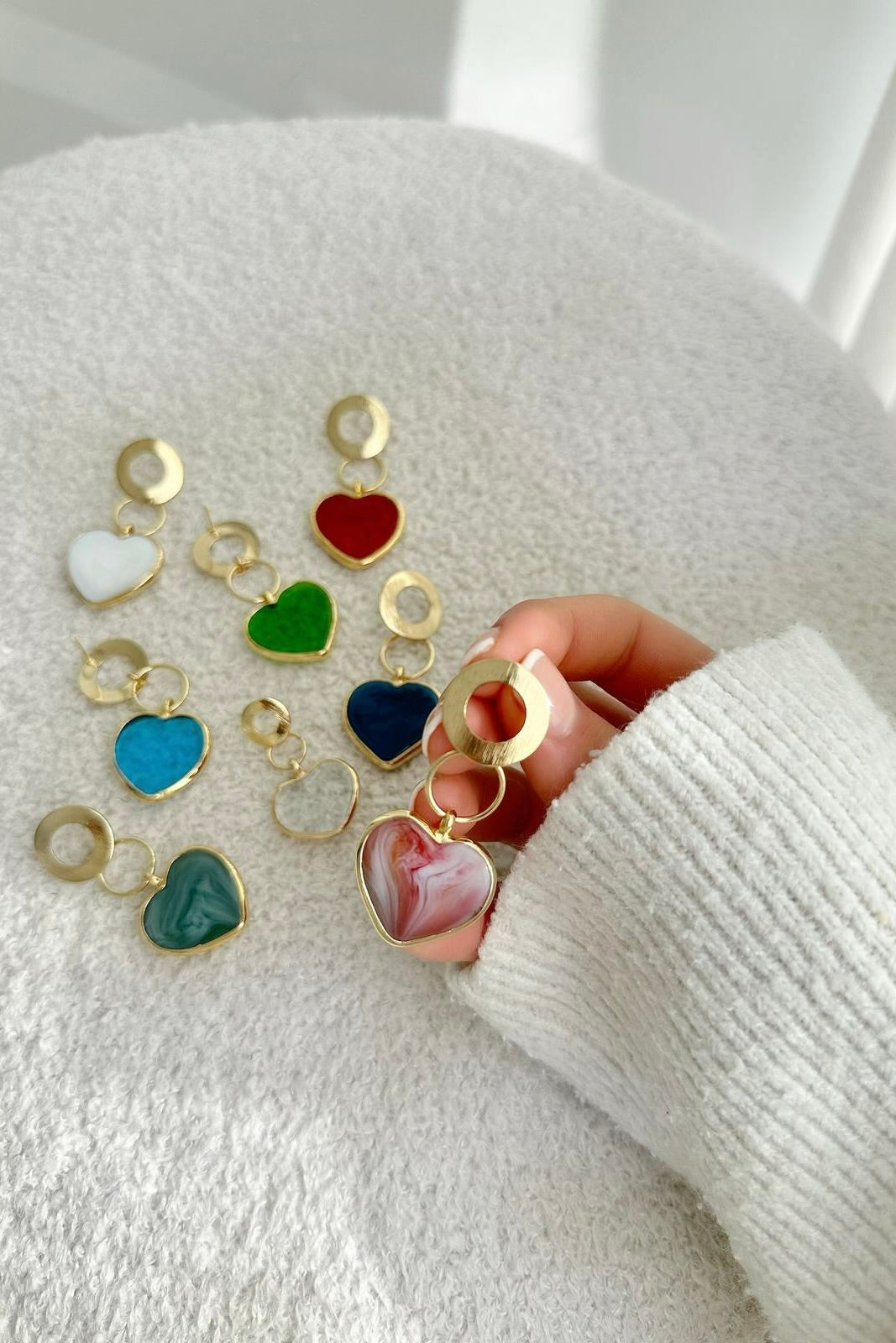 HEARTS COLORS EARRINGS