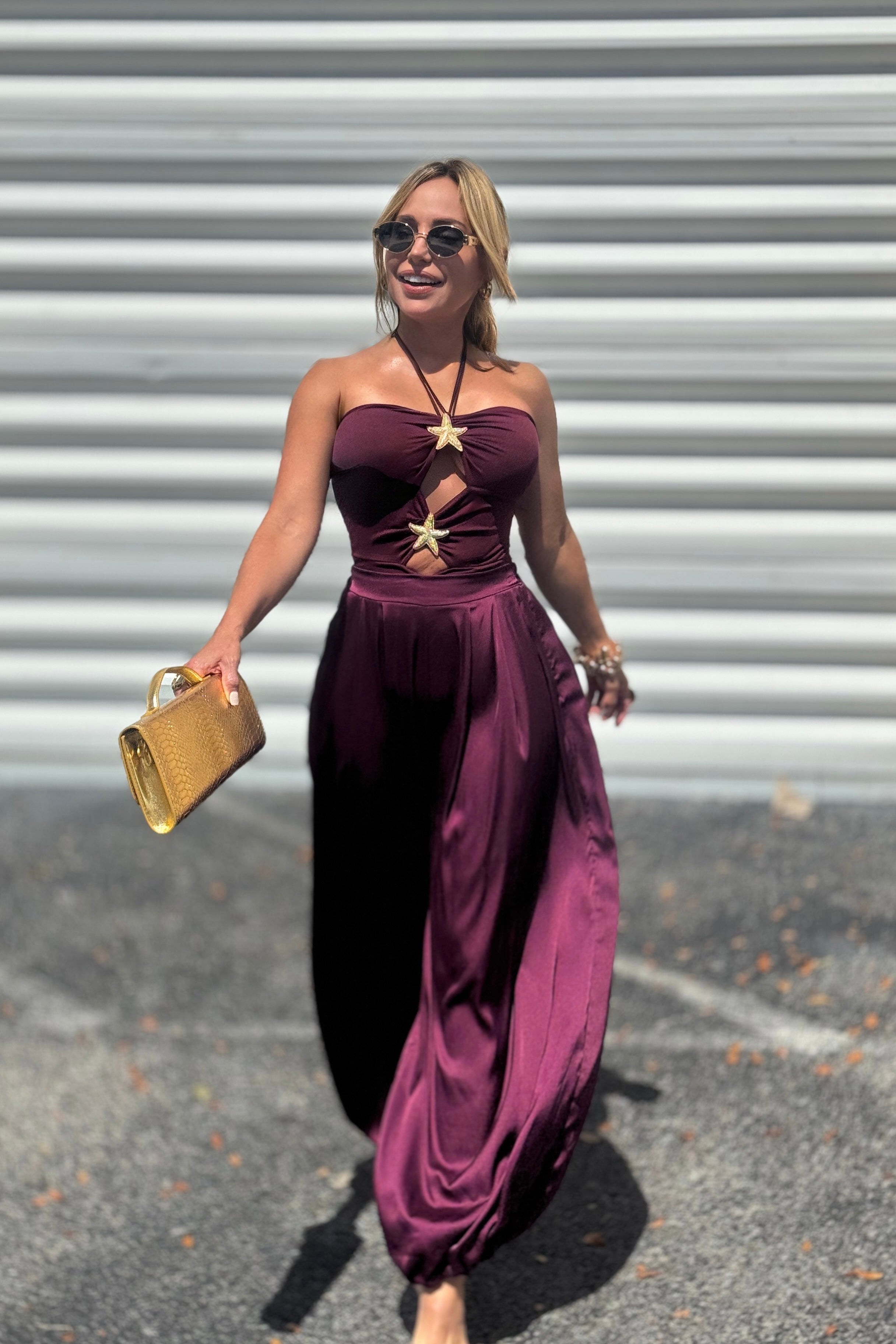 CRISTINA SATIN PANT