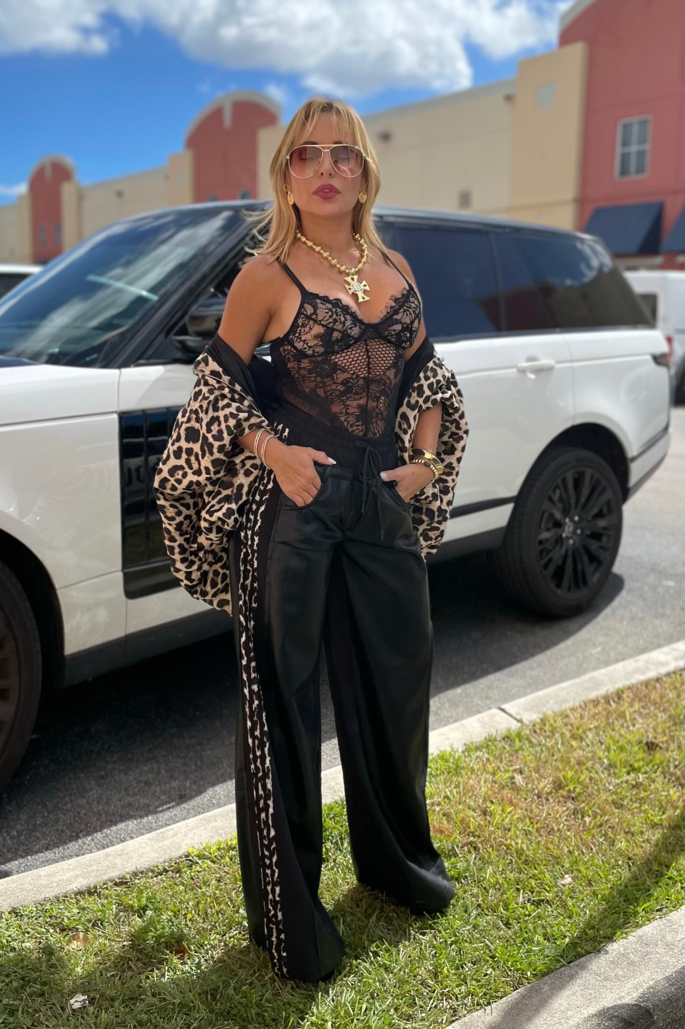 LEOPARD BLACKY PANT