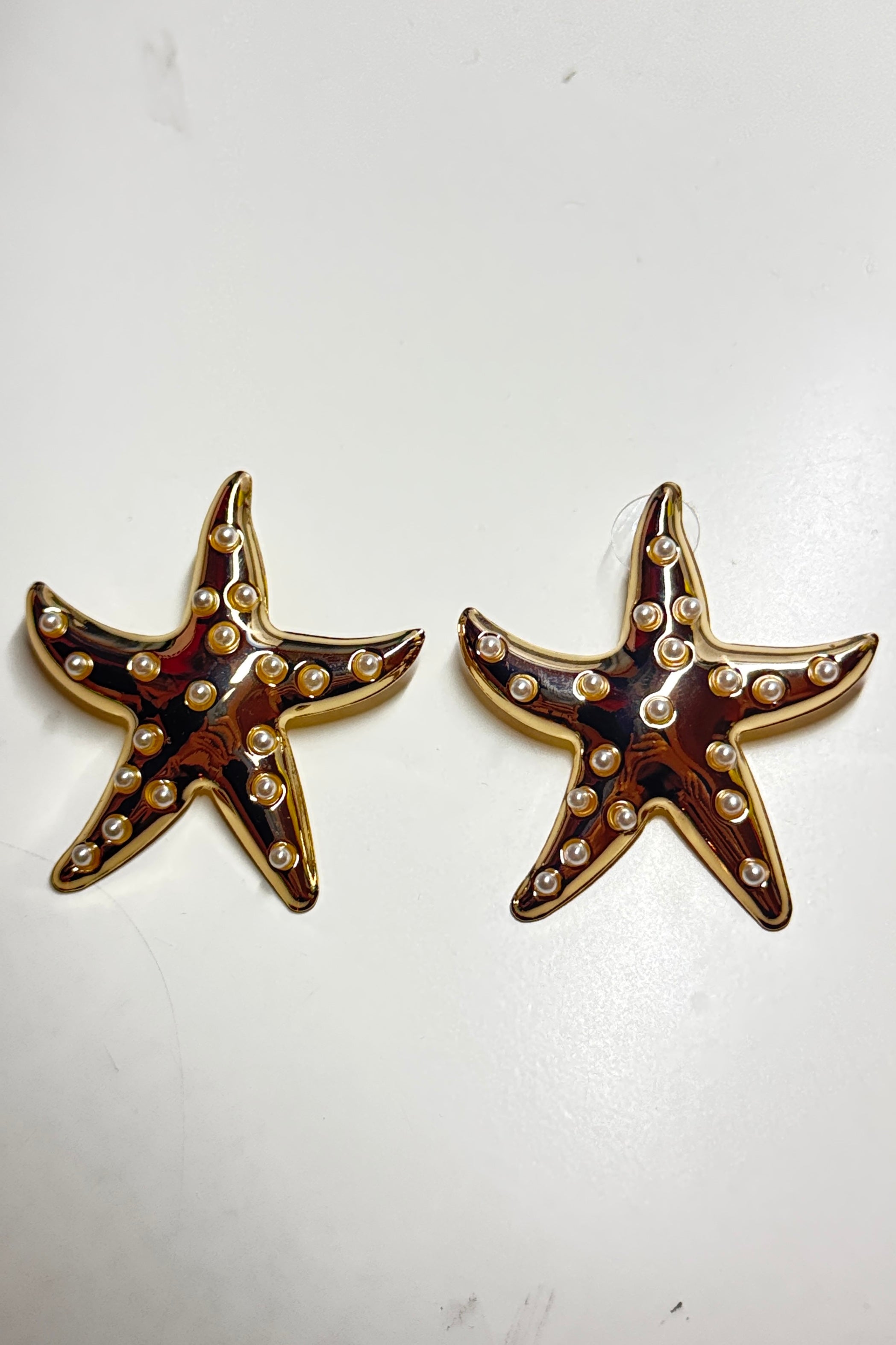 BEACH STAR PEARL EARRINGS