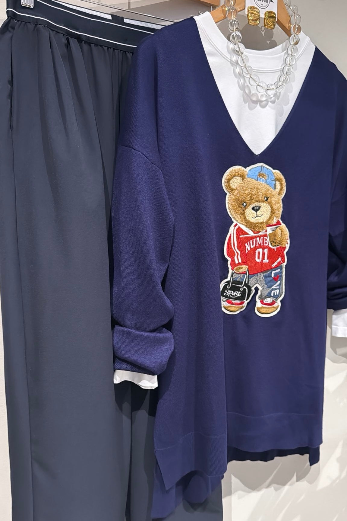 YANKEE BEAR SWEATER
