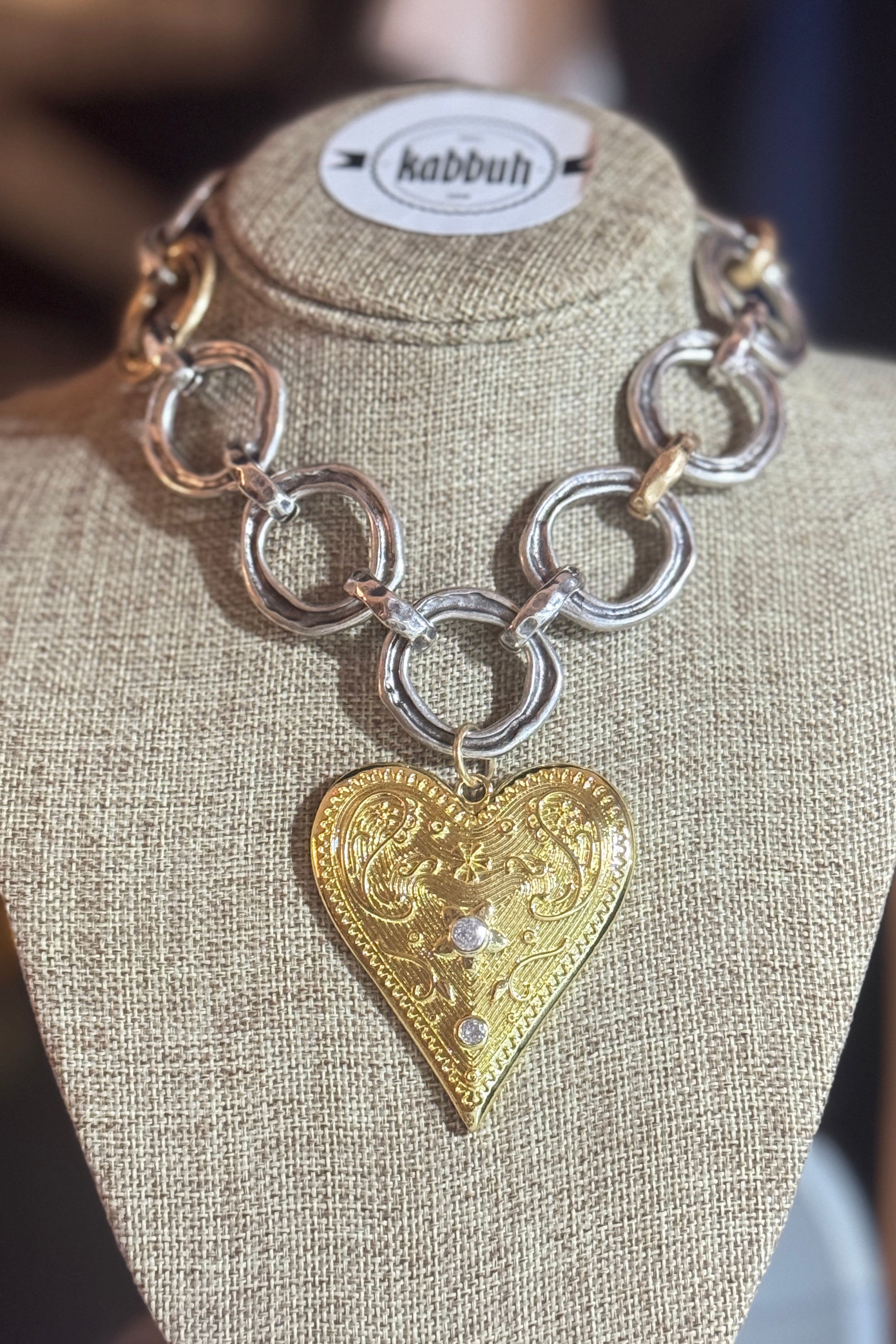 OLD HEART NECKLACE