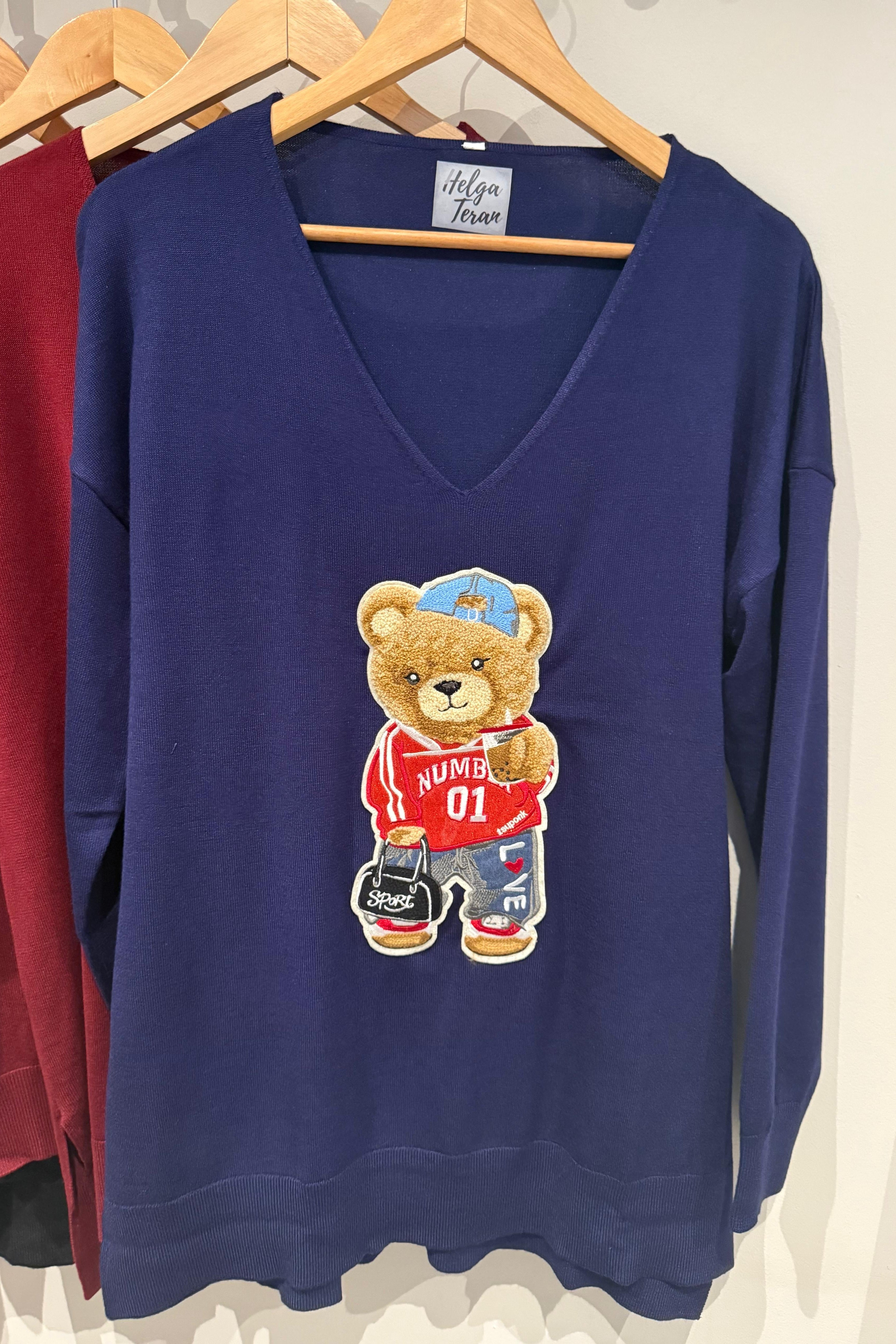 NUMBER 01 V NECK SWEATER