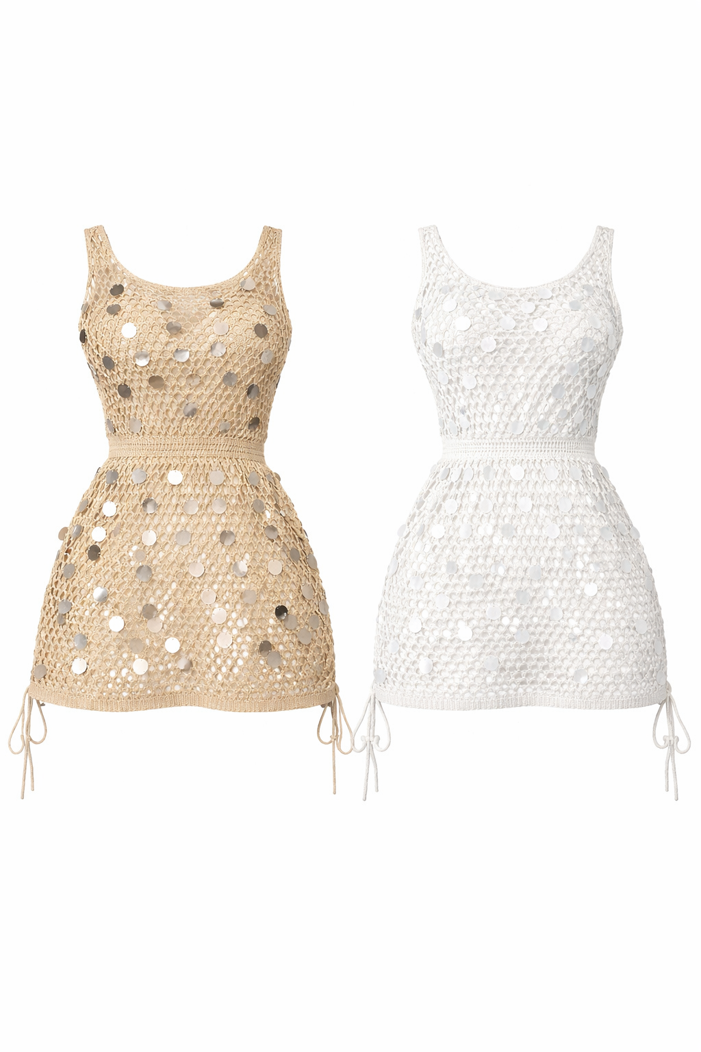 SEQUIN CROCHET MINI DRESS – Kabbuh