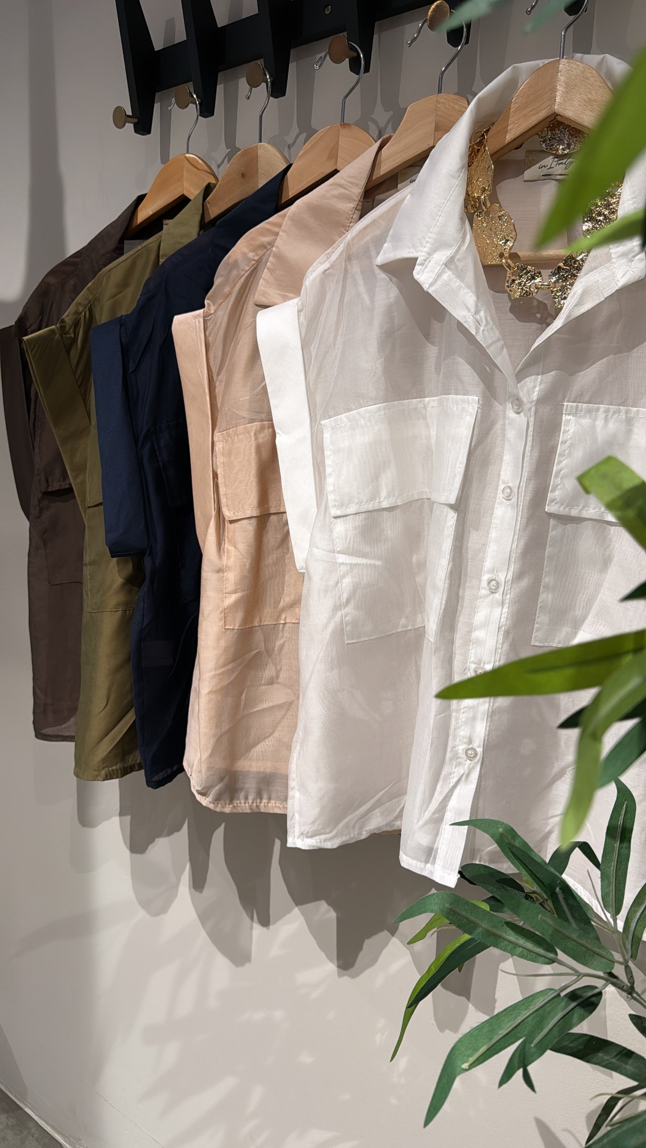 COLOR TRANSPARENT SHIRT