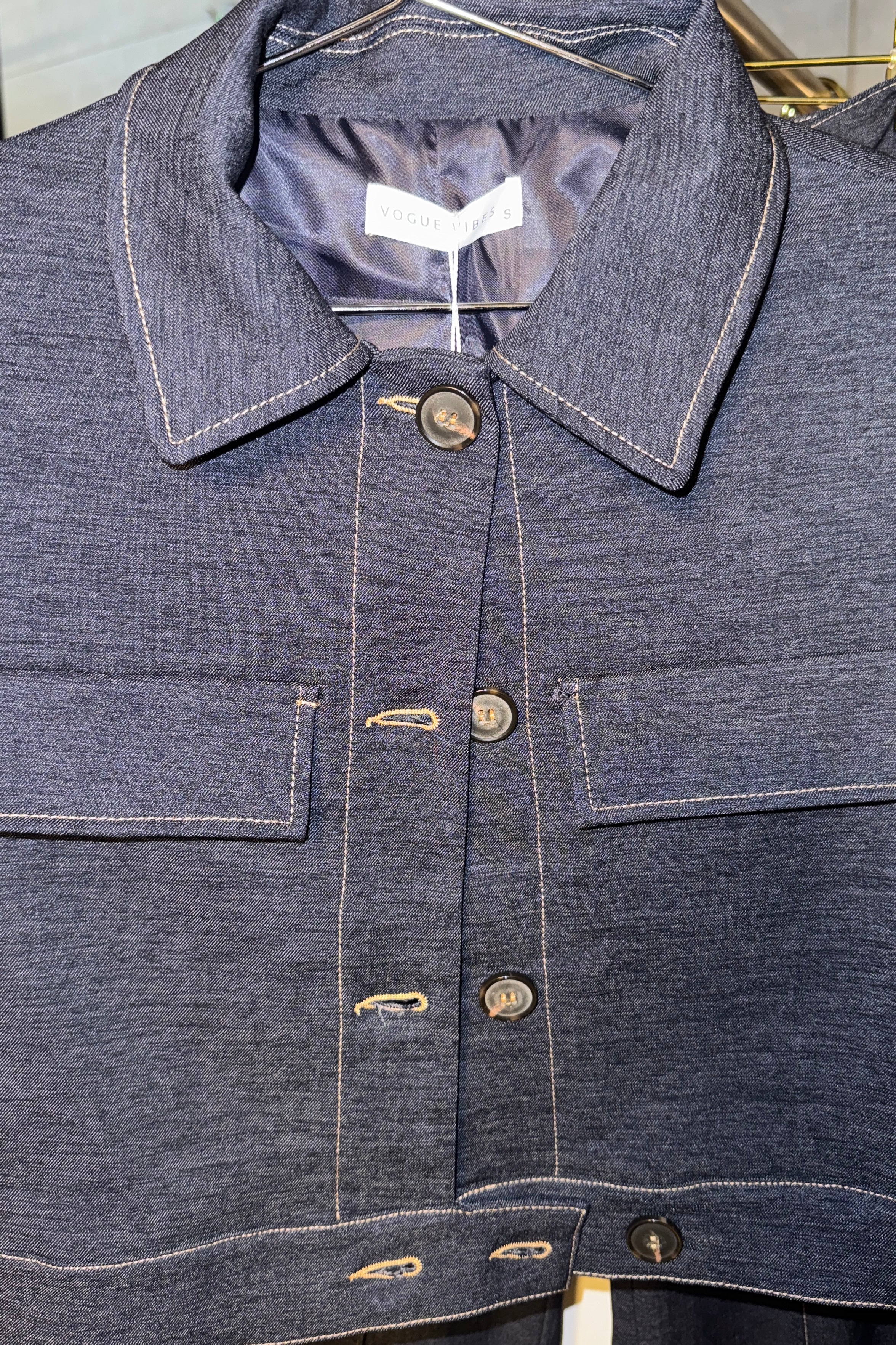 DARK DENIM TWO PIECES SET