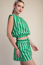 PINK CANDY STRIPE TOP