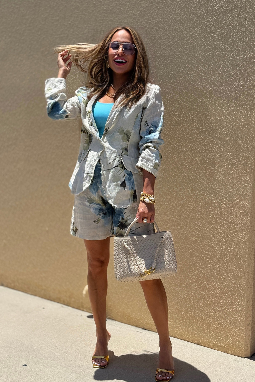 JACKET SHORT TWO PIECES SET