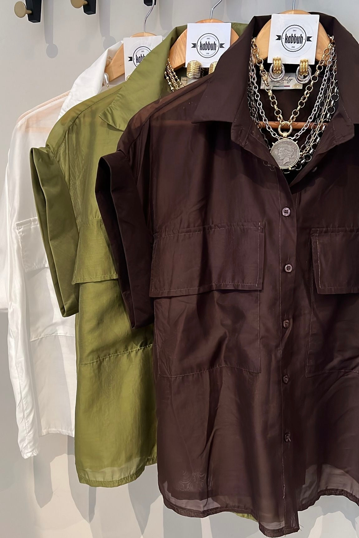 COLOR TRANSPARENT SHIRT