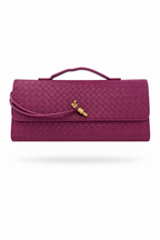 WOVEN CHIC CLUTCH BAG