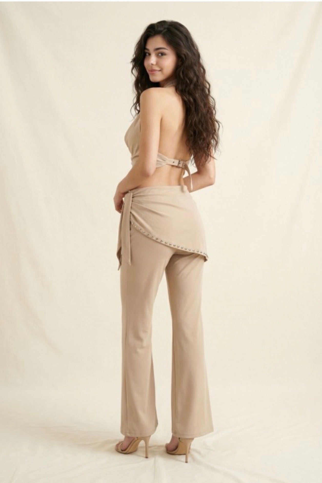 DESERT GLAM STUDDED TWO PIECES SET