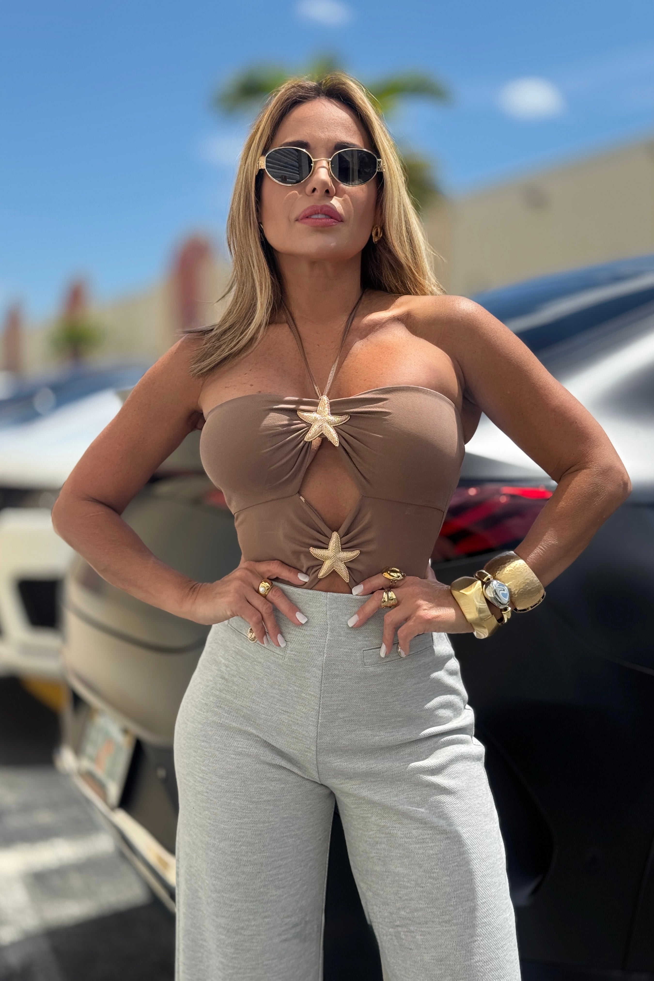 VIVIANA STARS BODYSUIT