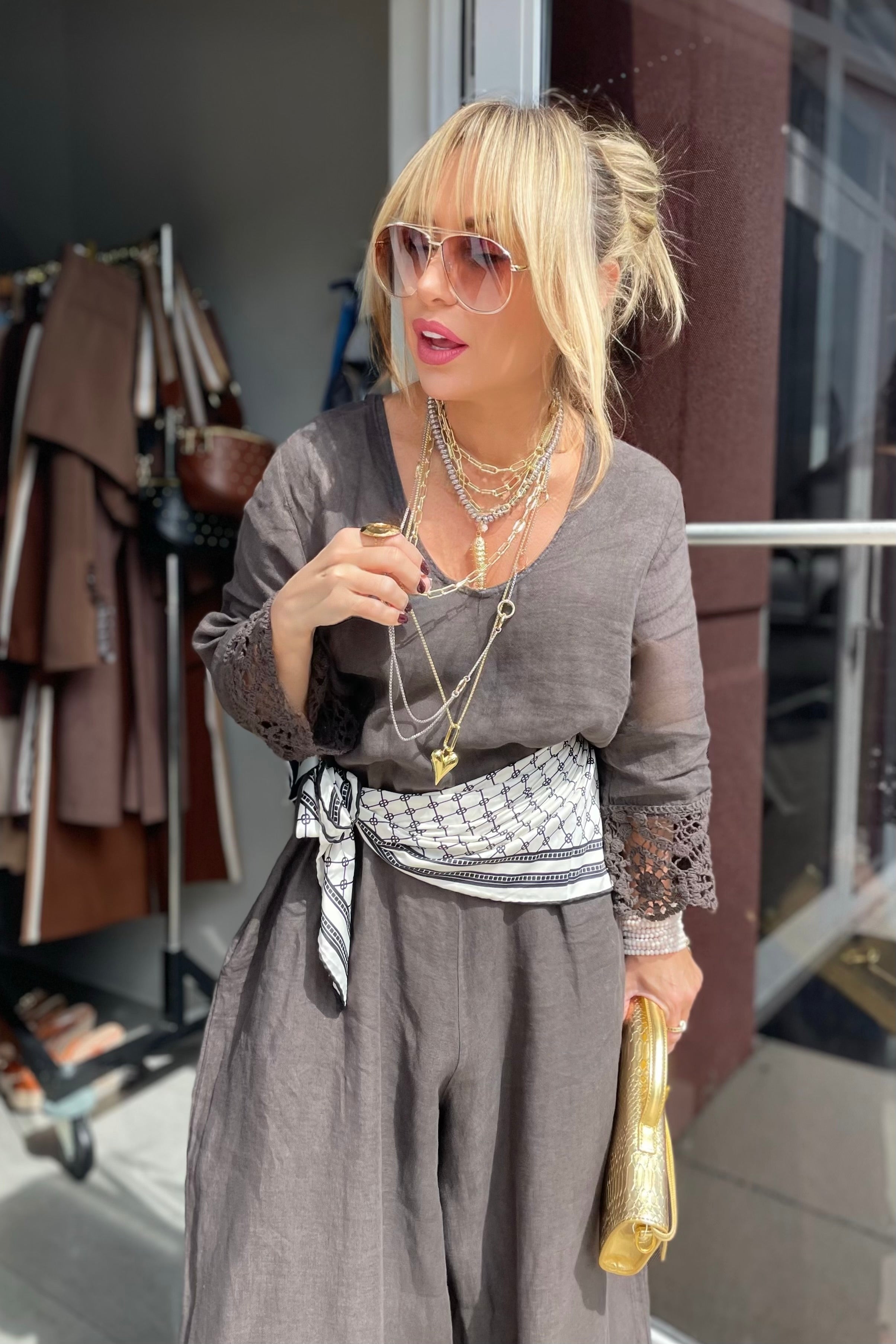 COMFY OLGA LINEN JUMPSUIT