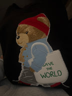 SAVE THE WORLD TEDDY SWEATER