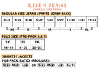 RISEN BLACK DENIM BARREL JEANS