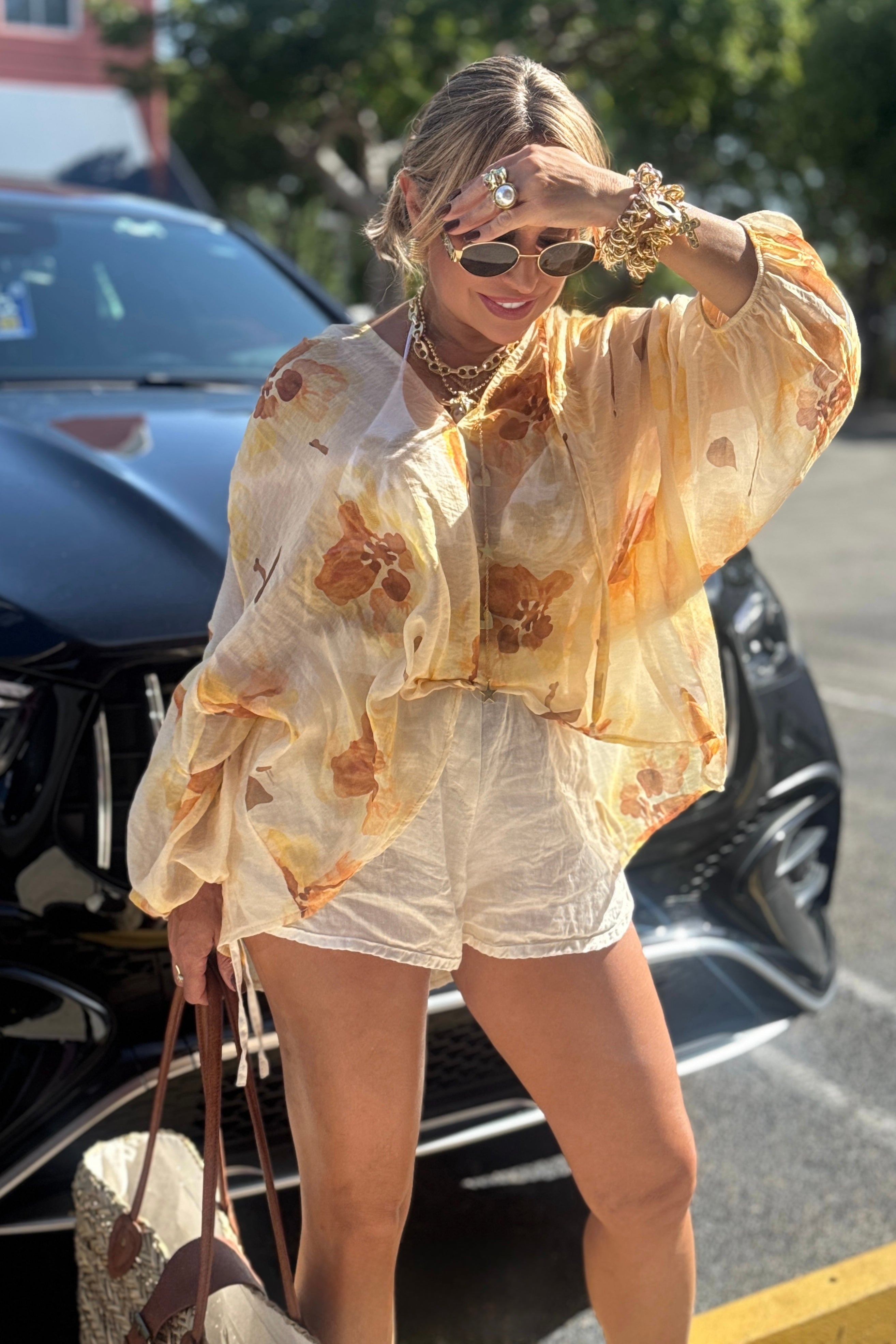 FLORAL ITALY BLOUSE