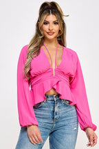 LONG SLEEVE CHIC BLOUSE