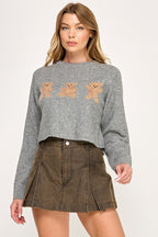 Long Sleeve Bear Sweater