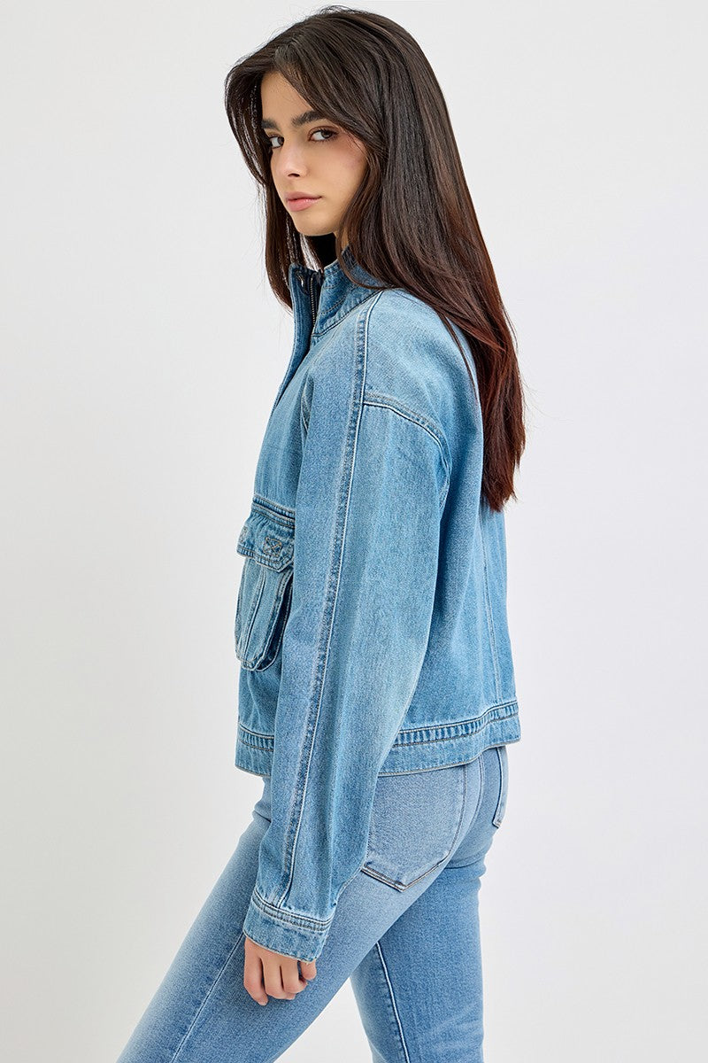 Pocket Detailed Short Jacket