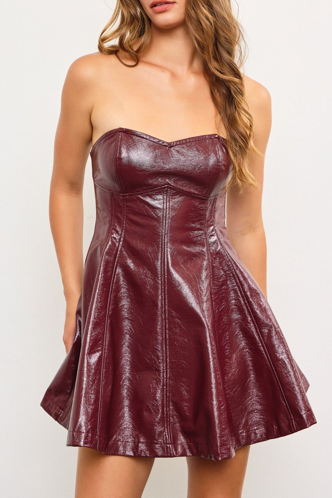 GEORGINA LEATHER DRESS