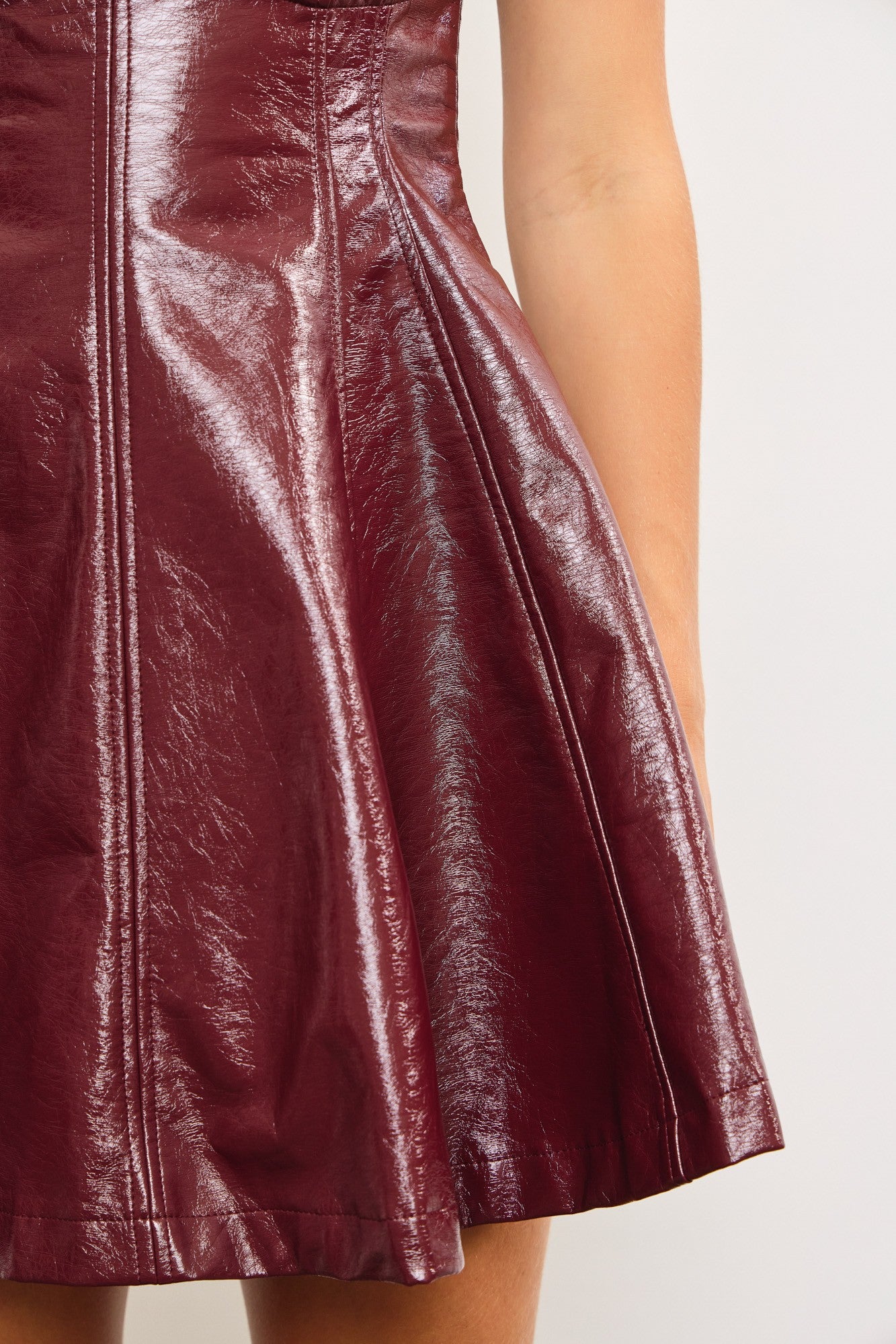 GEORGINA LEATHER DRESS