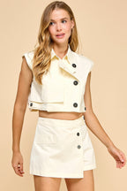 PAMELA BUTTON SHORT