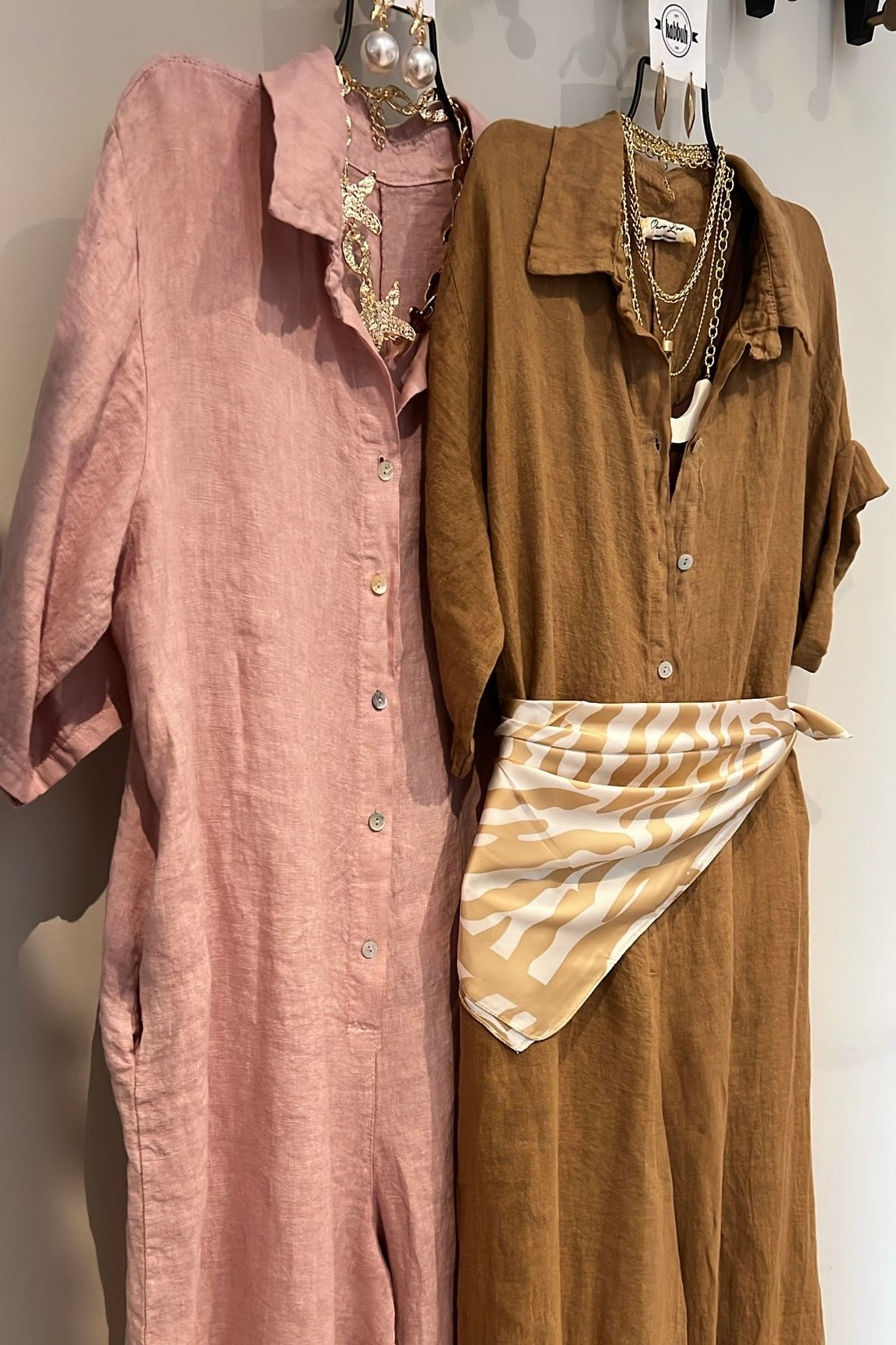 OVERSIZED LINEN JUMPSUIT
