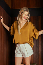 MARCELA SATIN BLOUSE