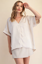 MARCELA SATIN BLOUSE