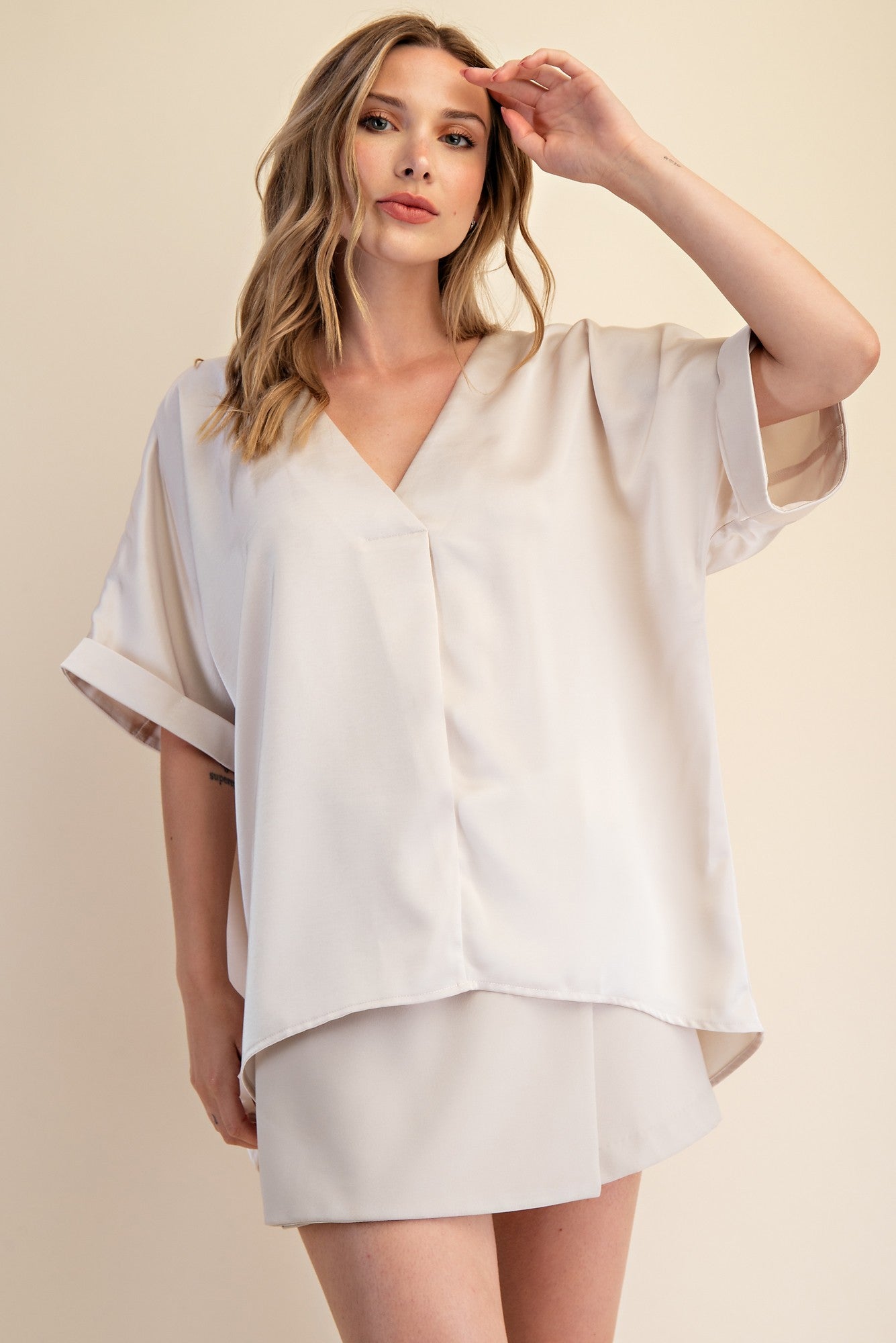 MARCELA SATIN BLOUSE