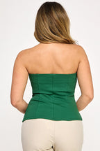 Front V-Shaped Tube Top