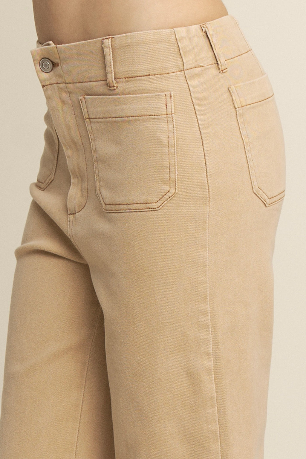FRONT POCKET DETAILED PANT