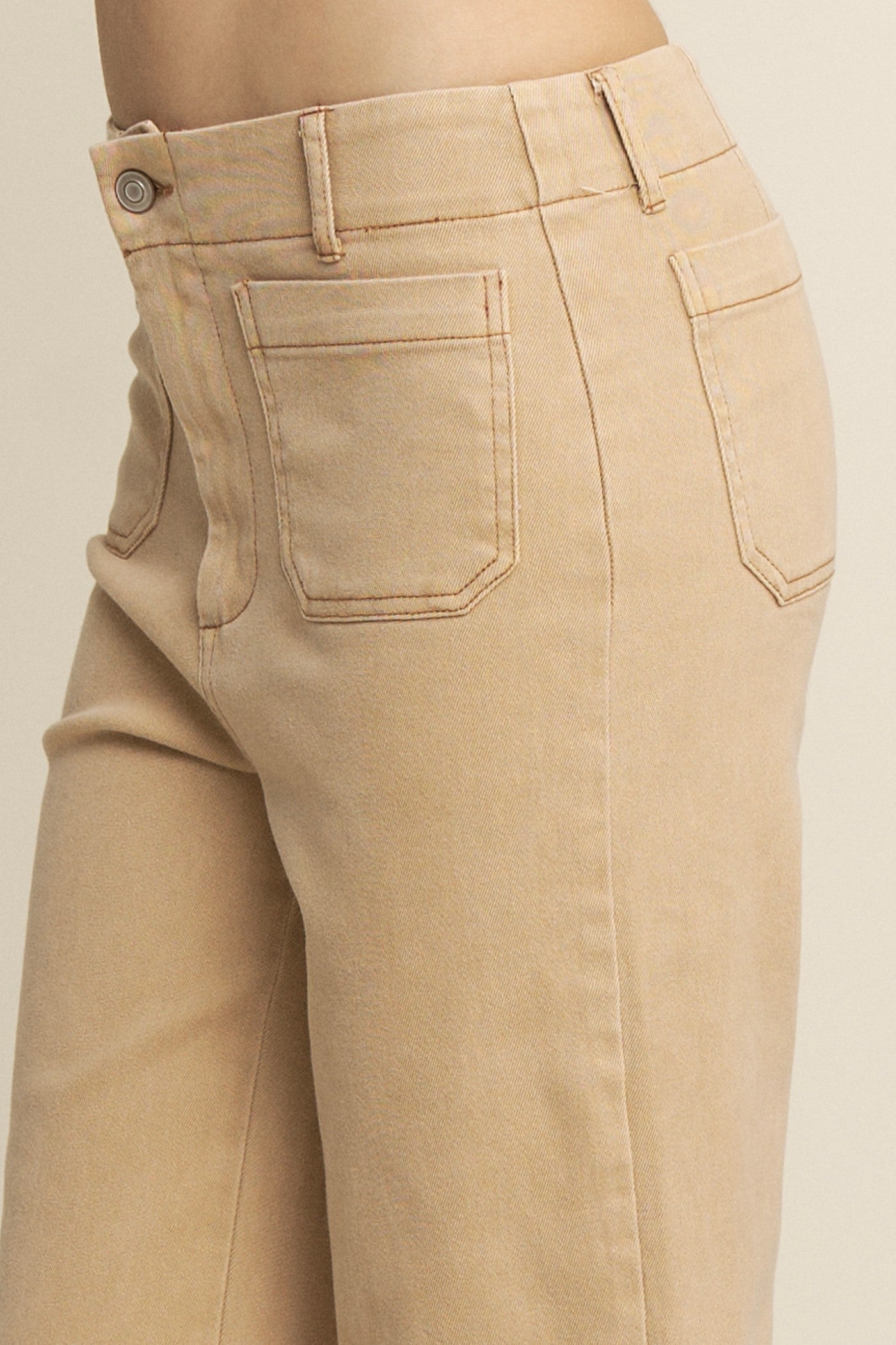 FRONT POCKET DETAILED PANT