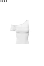 POLLEN ONE SHOULDER BASIC TOP