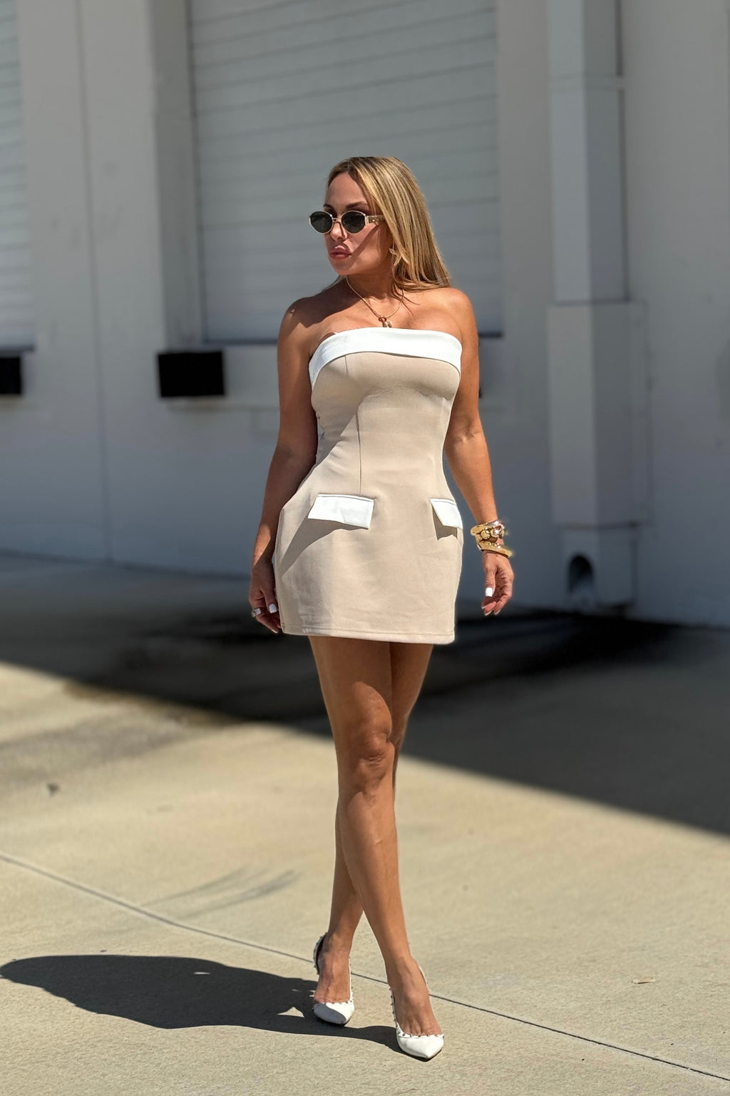 Monaco Contrast Dress