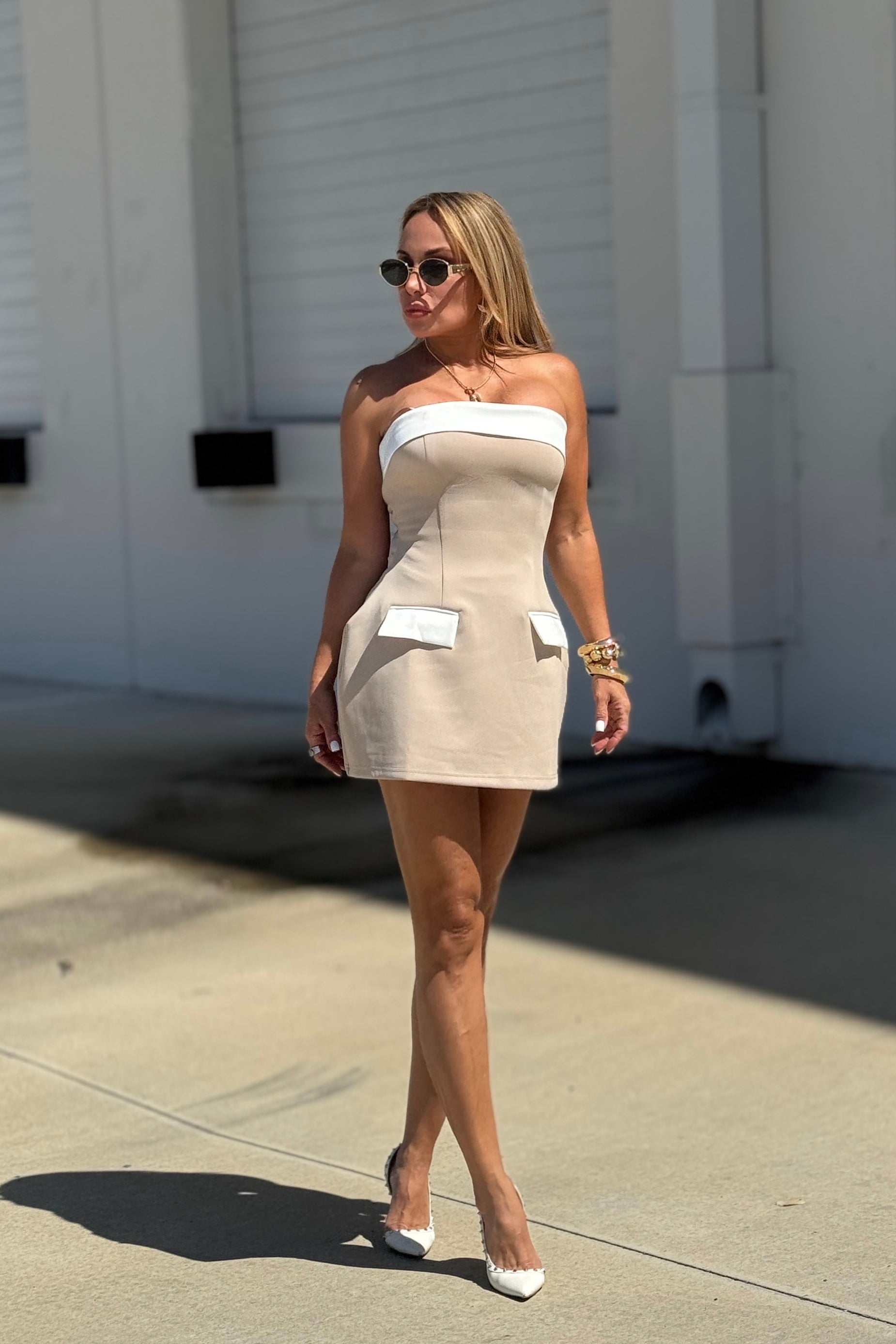Monaco Contrast Dress