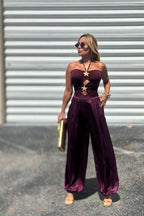 CRISTINA SATIN PANT