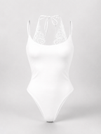 LACE HALTER BODYSUIT