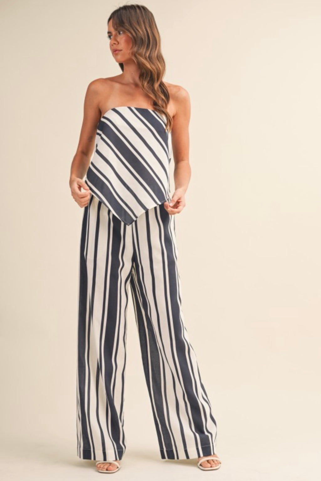 NAUTICAL STRIPE TWO PIECES SET
