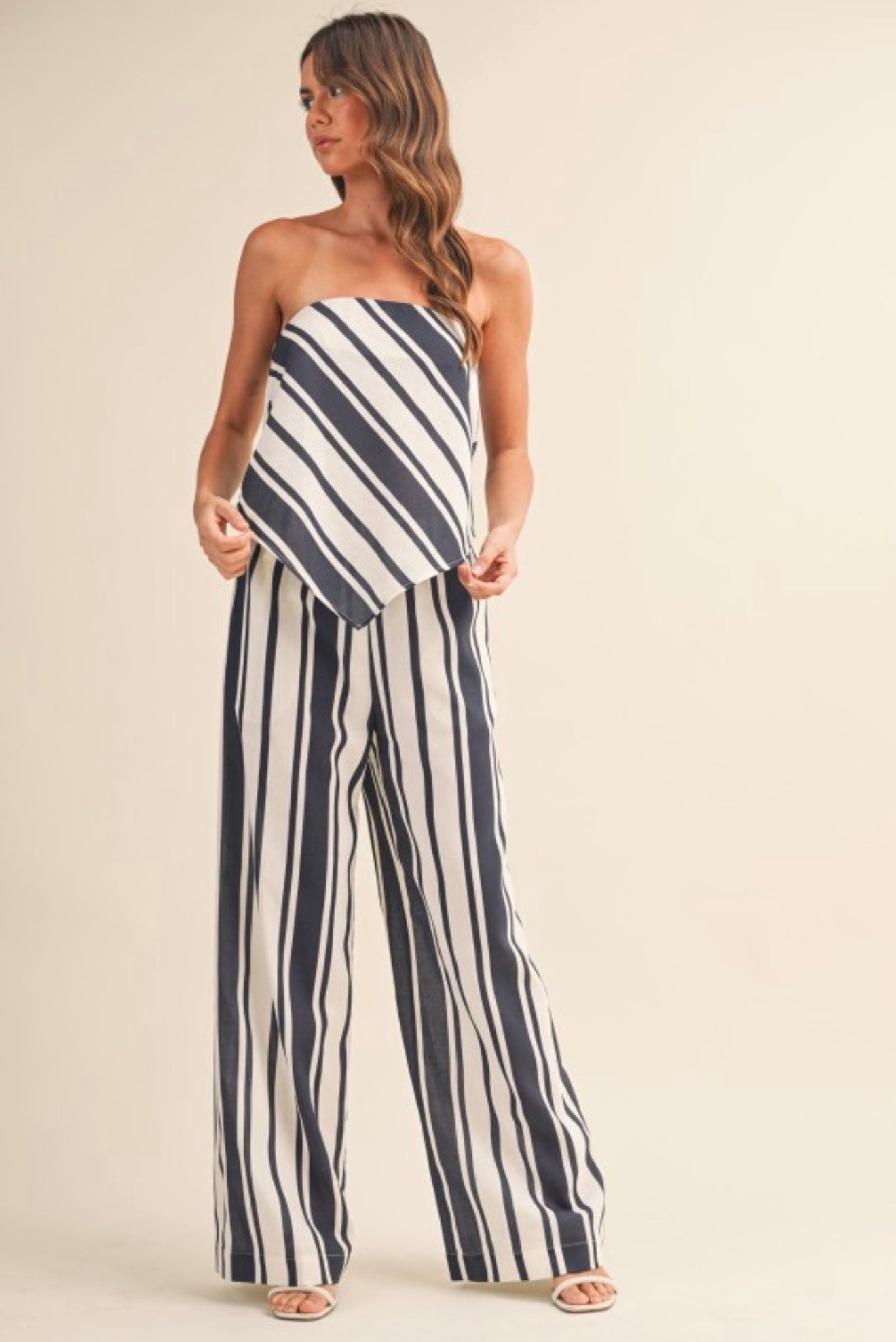 NAUTICAL STRIPE TWO PIECES SET