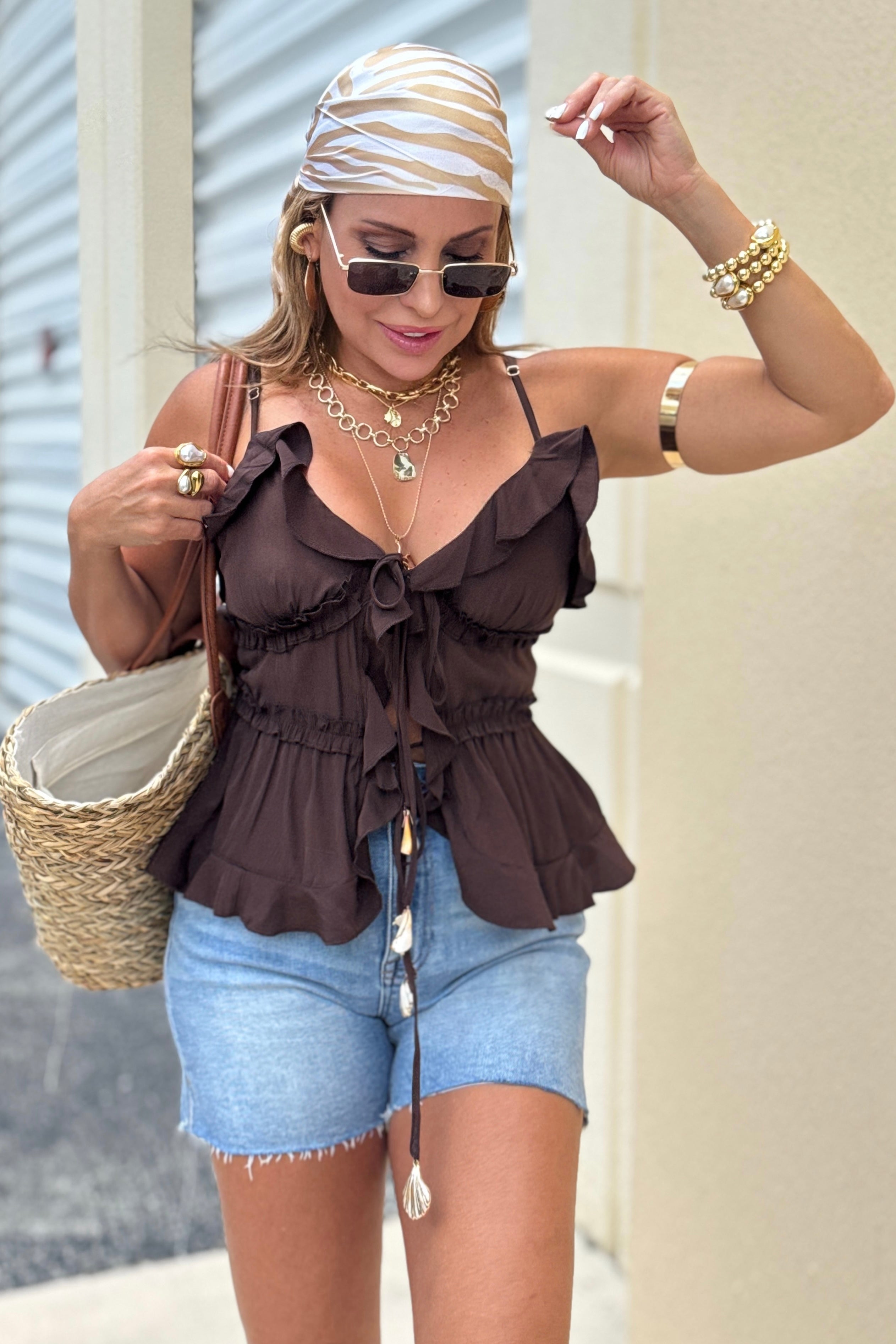 KIKI RUFFLE TOP