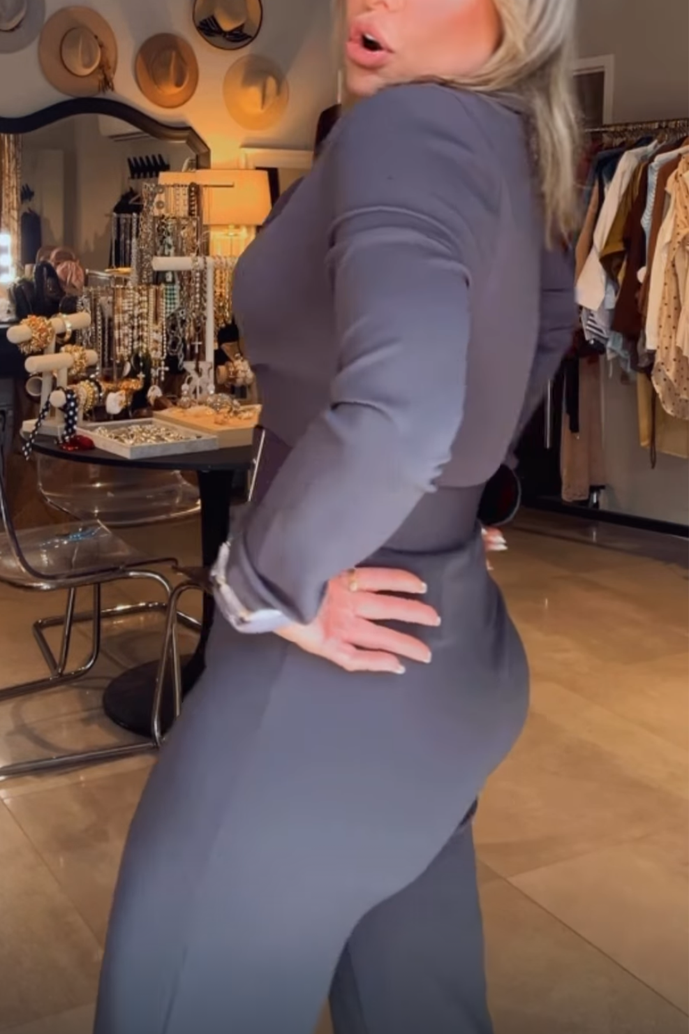 Blazer Suit Long Sleeve Jumpsuit