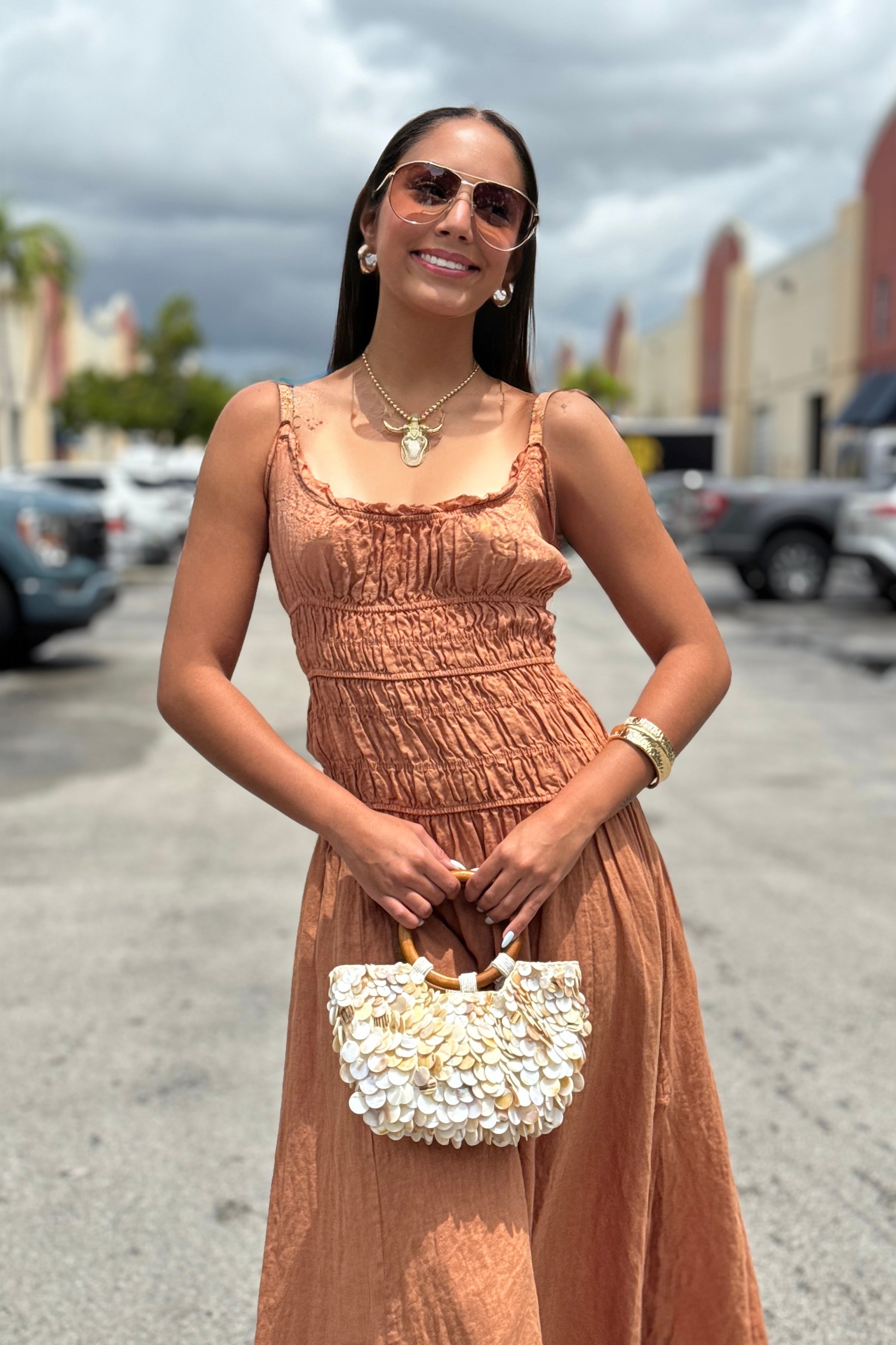 SAMANTHA LINEN DRESS