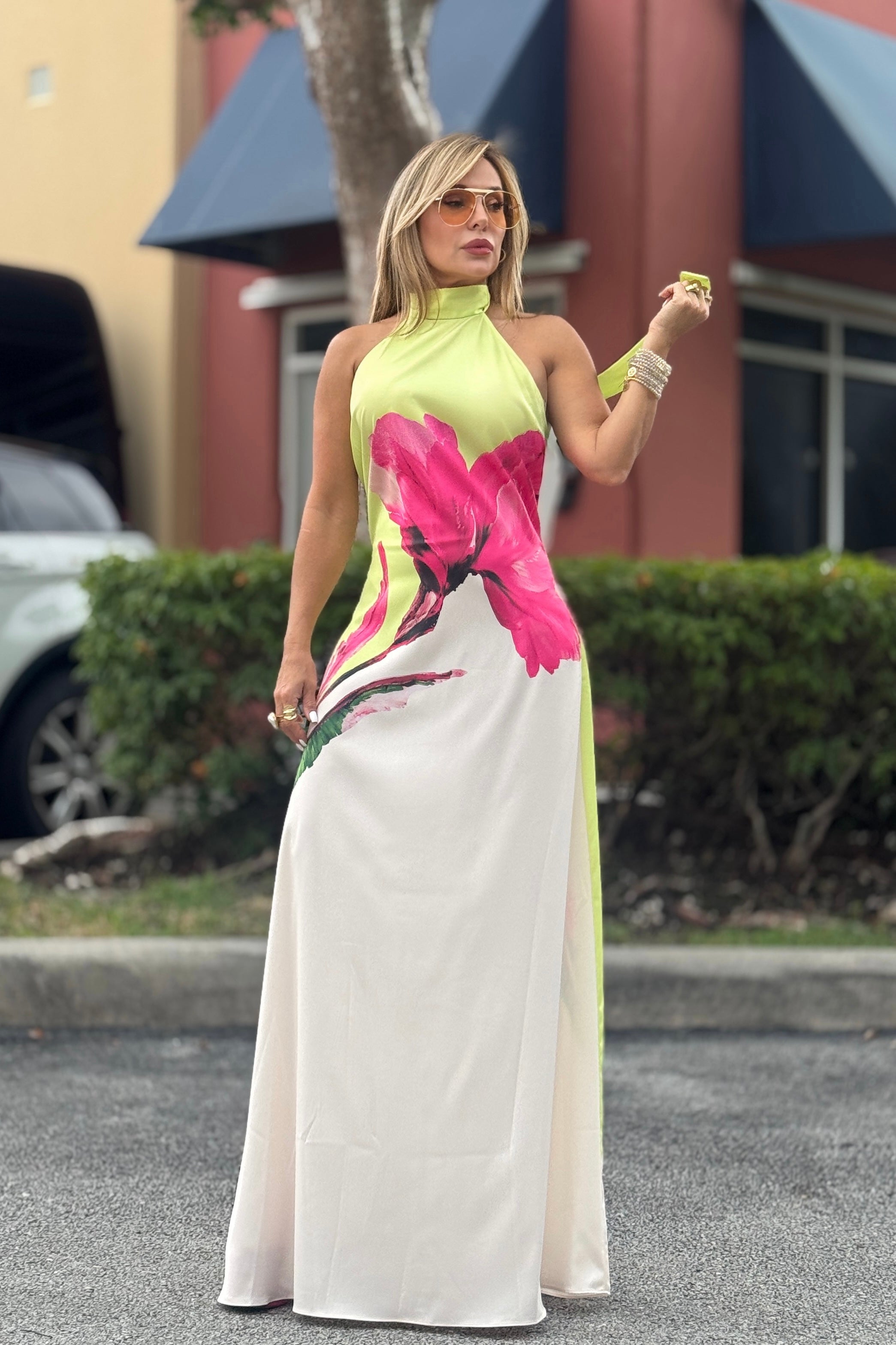 COLORFUL FLOWER DRESS