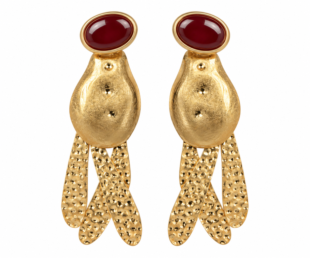 VINTAGE GEM DROP EARRINGS