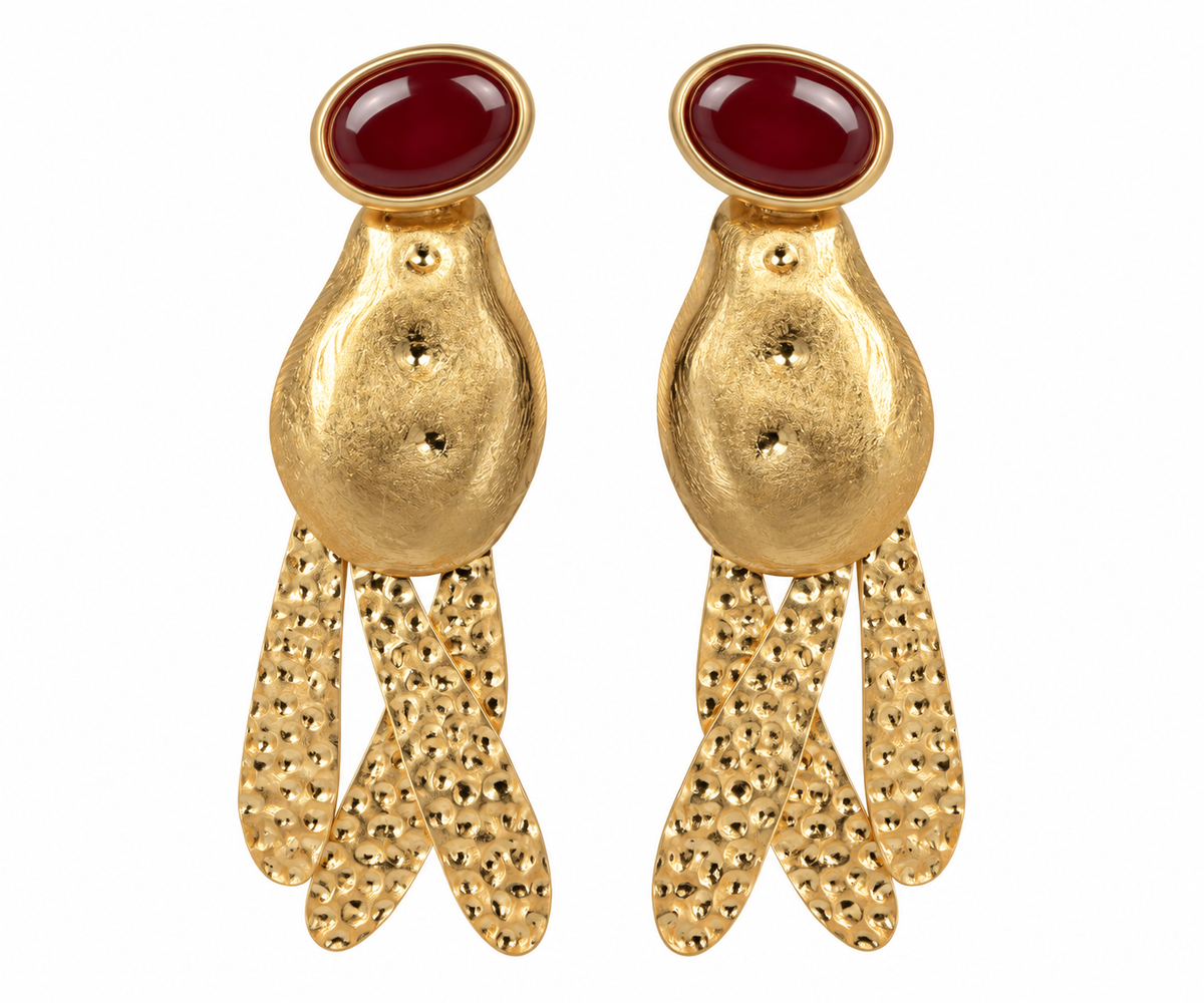 VINTAGE GEM DROP EARRINGS