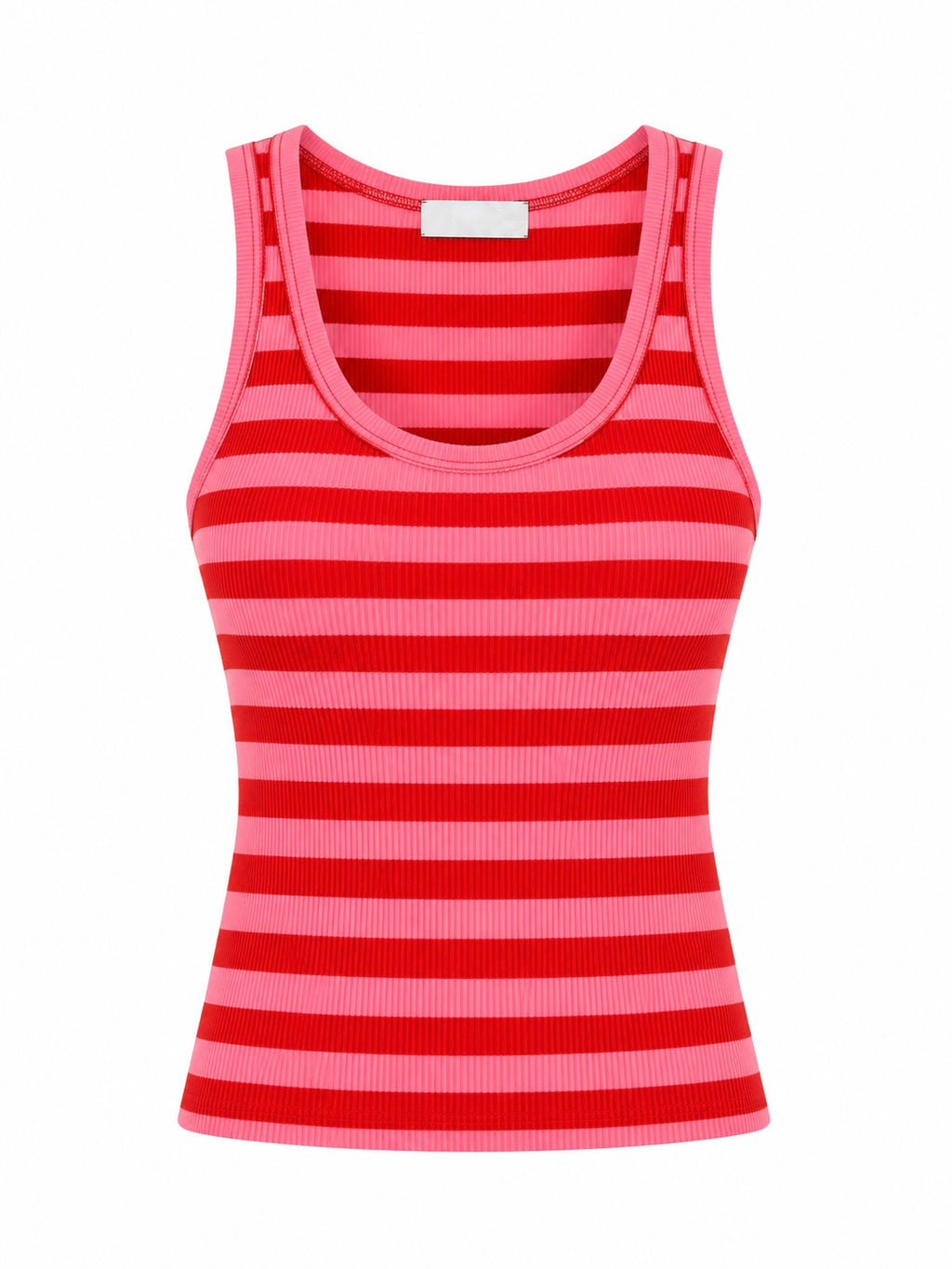 SWEET STRIPE RIBBED TOP