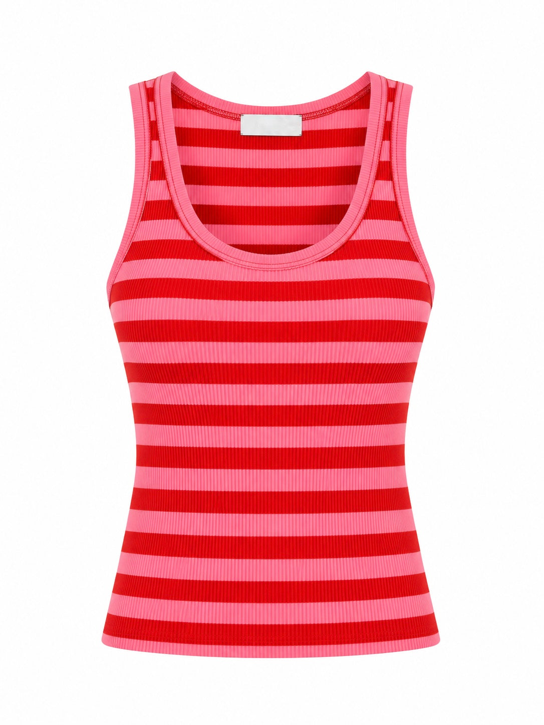 SWEET STRIPE RIBBED TOP