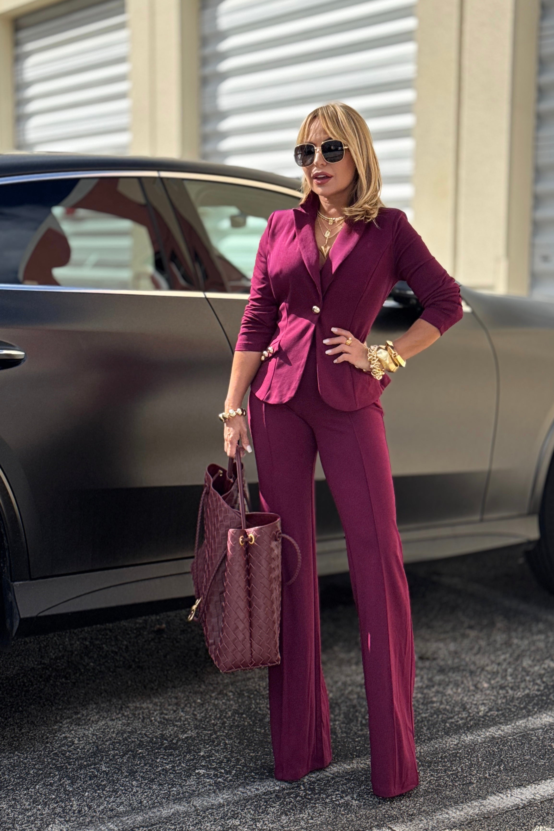 Jacket Pants Two Piece Blazer Sets